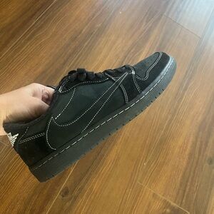 Travis Scott Jordan 1 low Phantom Black Low-Top Sneakers